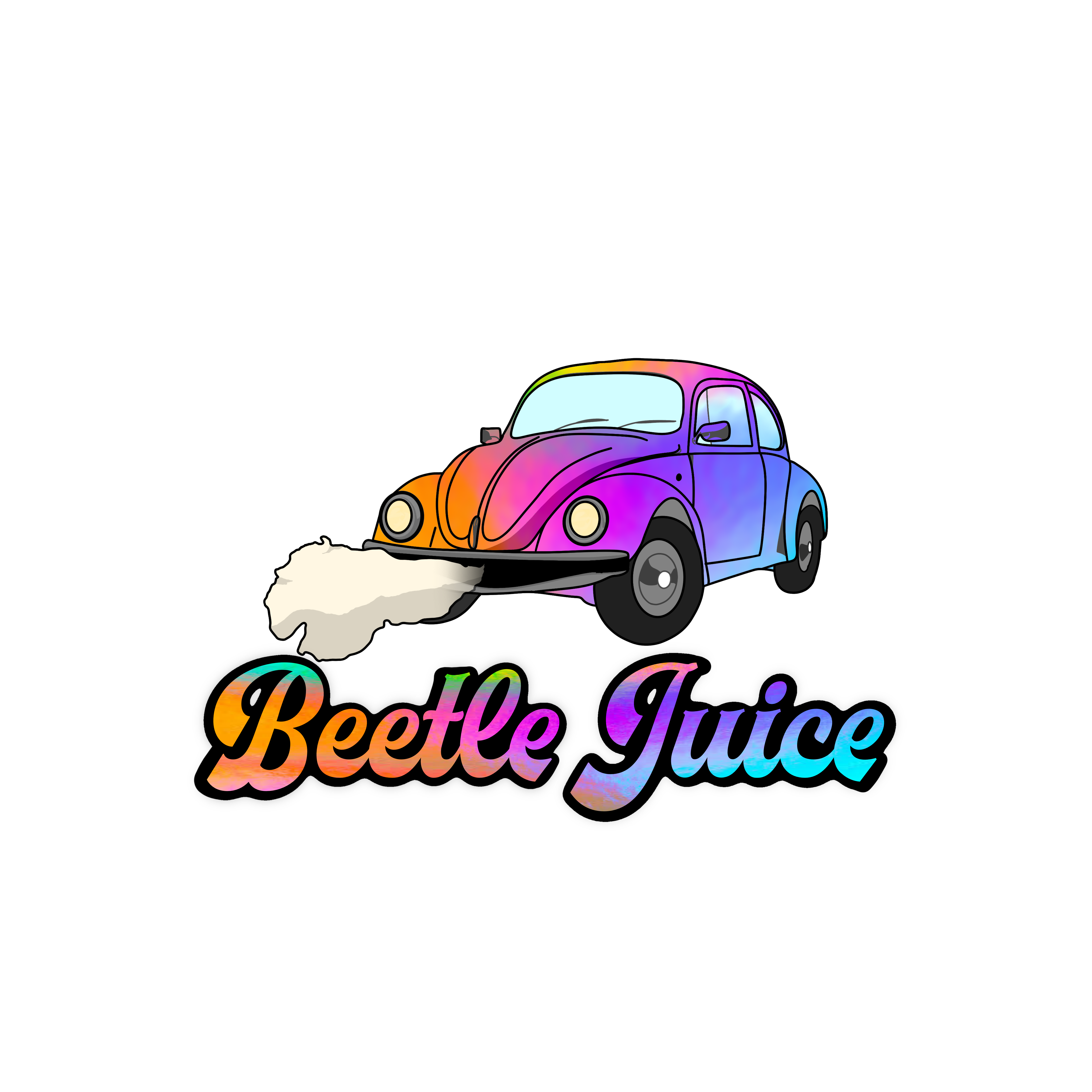Beetle Juice logo lockup