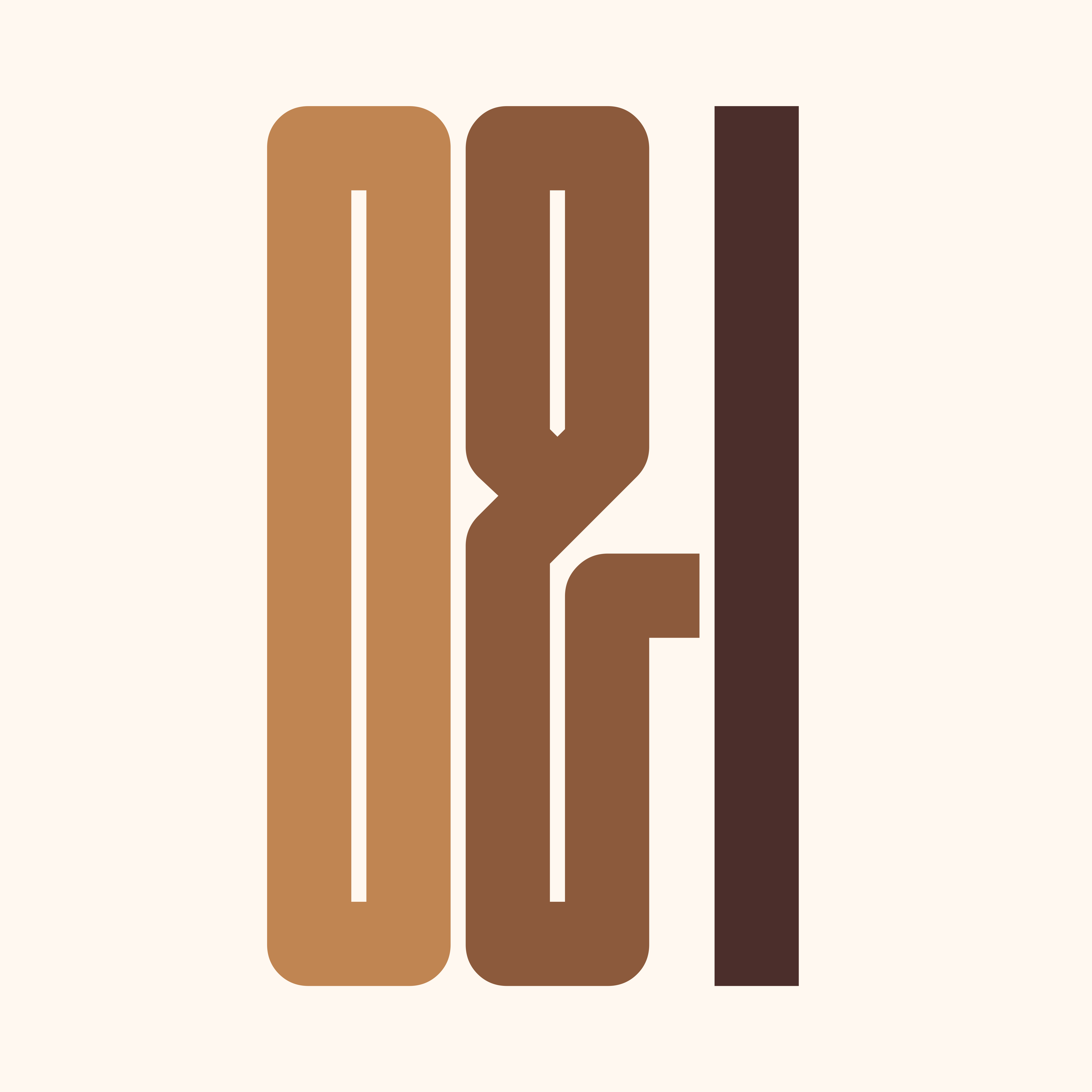 Oak and Ivory stationery design